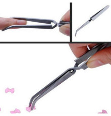 Reverse tweezers for arch clamping