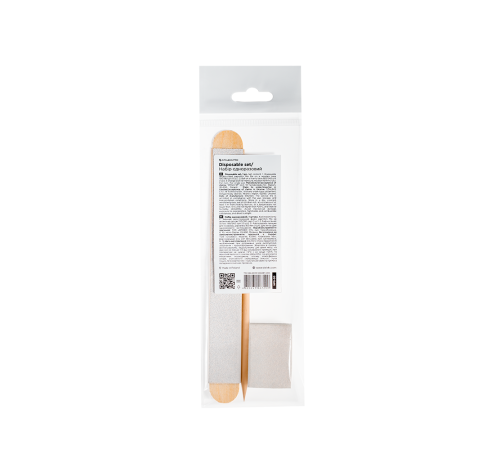 Disposable set Staleks PapMam Mix saw 100/180, buff 180/240, orange stick 110 mm
