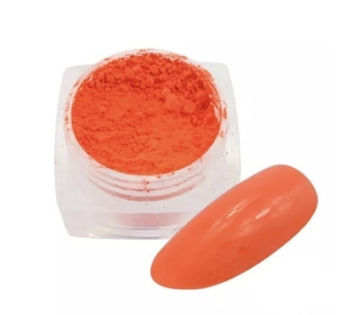 The pigment is orange