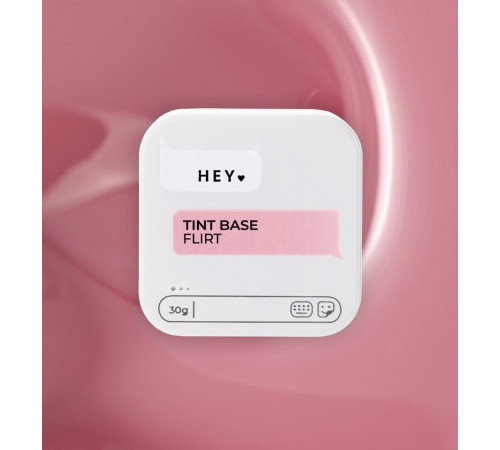 HEYLOVE Tint base FLIRT warm pink, 30 ml