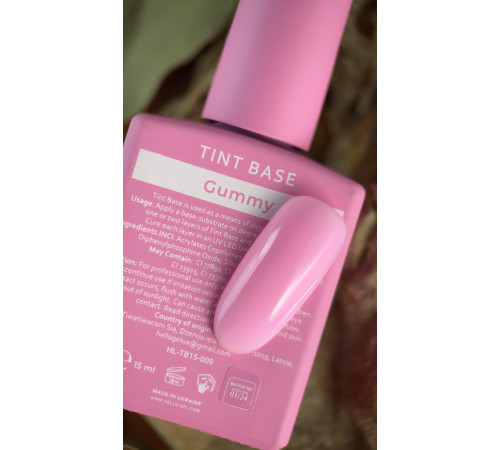 Tint base HEYLOVE Tint base Gummy, pink, 15 ml