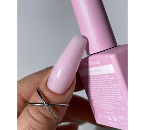 HEYLOVE Tint base PINK TONIC, pink with shimmer, 15 ml