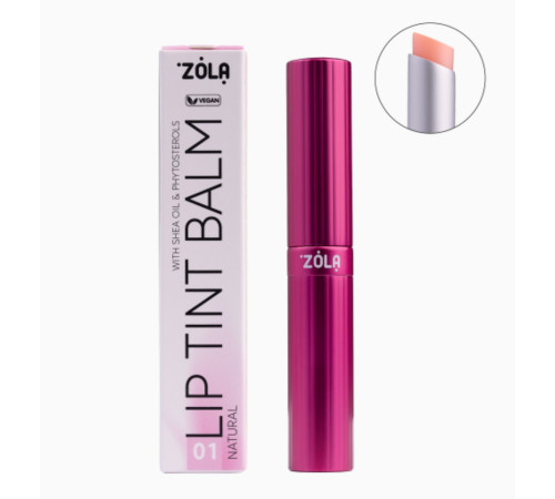 ZOLA Lip Tint Balm 01 Natural