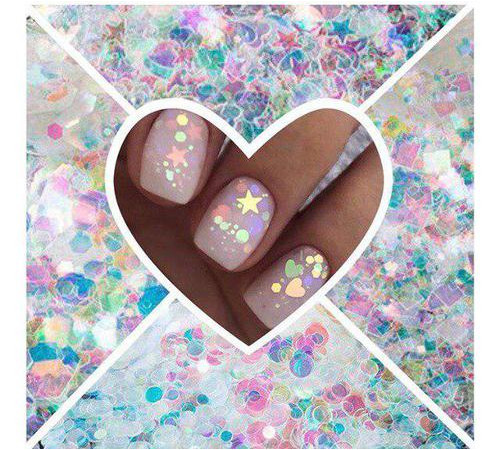 Shaped chameleon sequins Diamond 001