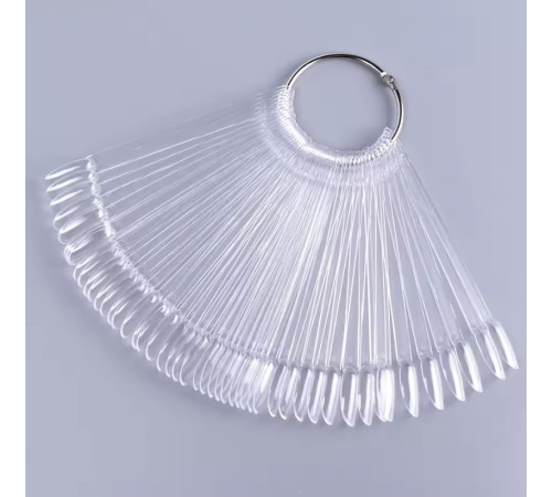 Fan palette Lower oval transparent 50 pcs