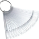 Palette fan oval transparent, 50 pcs