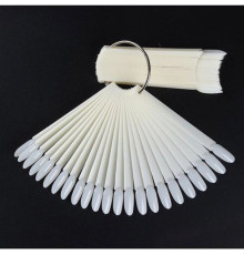 Palette on a ring oval matte 50 pcs