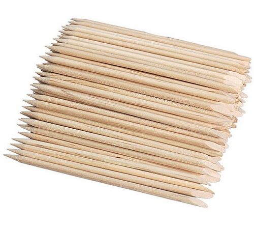 Orange sticks 15 cm, 50 pcs