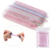 Plastic manicure sticks 10 cm, 100 pcs.
