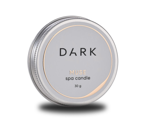 Perfumed massage candle DARK spa candle MUSE, 30 g