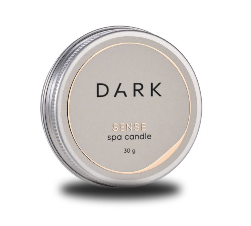 Perfumed massage candle DARK spa candle SENSE, 30 g
