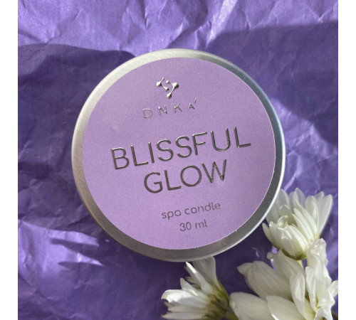 Perfumed massage candle DNKA spa candle Blissful Glow, 30 g
