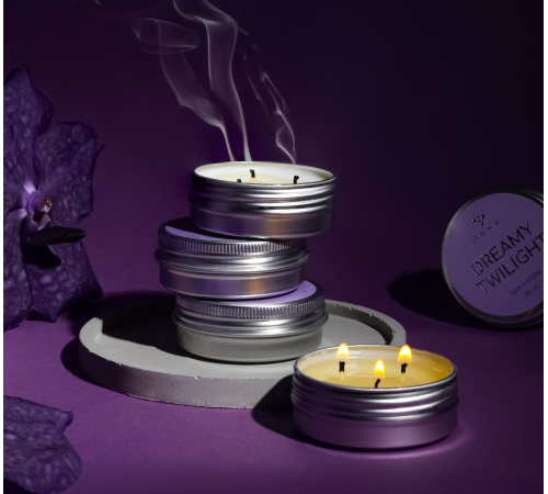 Perfumed massage candle DNKA spa candle Sereniti Flame, 30 g