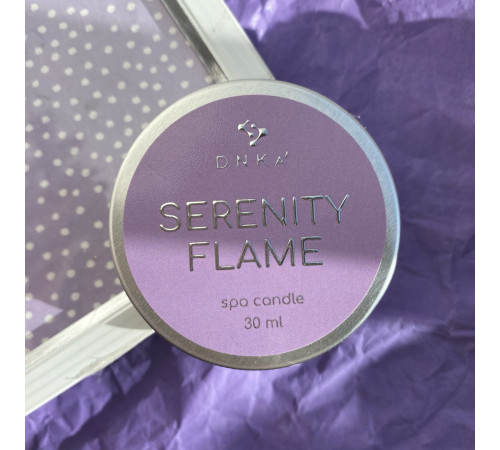 Perfumed massage candle DNKA spa candle Sereniti Flame, 30 g