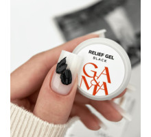 GaMa Relief Gel Black Paste, black, 5 g