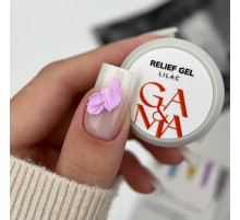 Паста GaMa Relief Gel Lilac, бузковий, 5 г