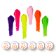 Paste GaMa Relief Gel Neon Pink, neon pink, 5 g