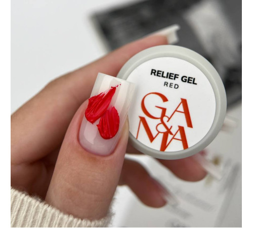 GaMa Relief Gel Red Paste, red, 5 g