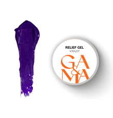 GaMa Relief Gel Violet Paste, purple, 5 g