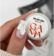 GaMa Relief Gel White Paste, white, 5 g