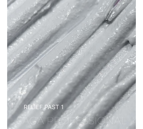 Decorative paste Saga Relief past No. 01, white, 5 ml