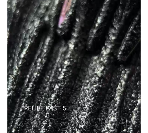 Decorative paste Saga Relief past No. 05, black, 5 ml