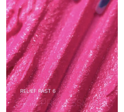 Decorative paste Saga Relief past No. 06, pink, 5 ml