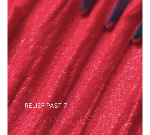 Decorative paste Saga Relief past No. 07, fuchsia, 5 ml