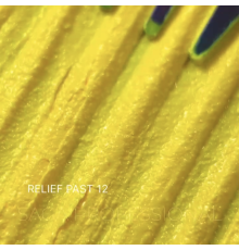 Decorative paste Saga Relief past No. 12, yellow, 5 ml