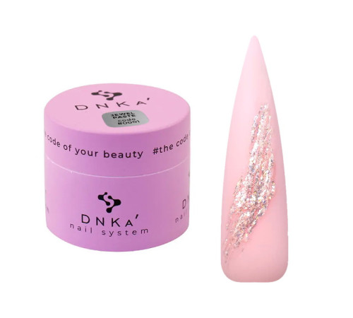 Design paste DNKA Jewel Paste No. 001, peach-pink, 5 ml