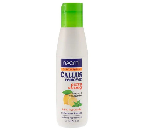 Means for pedicure Callus remover Naomi Extra strong, 125 ml