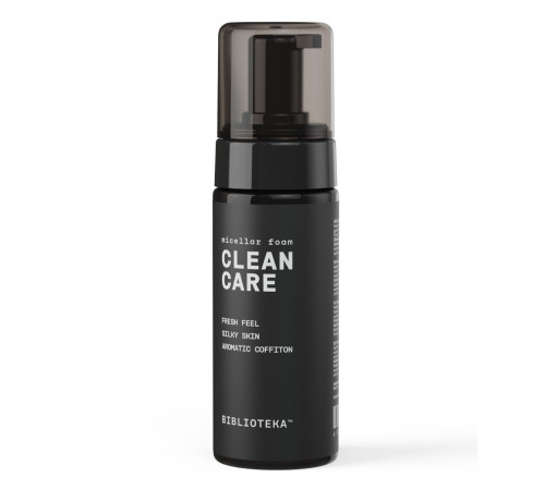 Micellar foam BIBLIOTEKA Clean care Micellar Foam Coffiton, for manicure, 150 ml