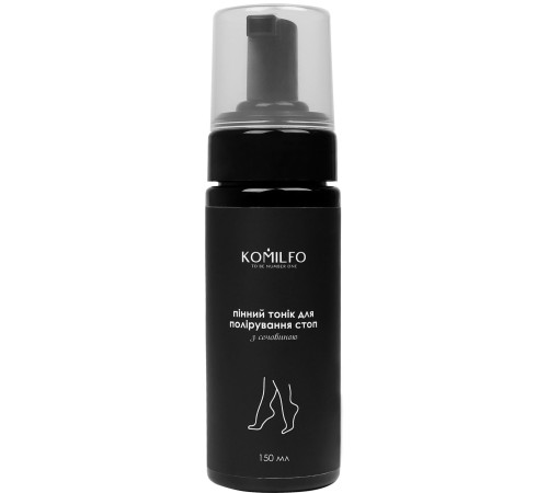 Komilfo foaming tonic for polishing feet with urea, 150 ml