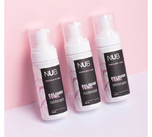 Foam tonic NUB Podology Care Polisher Tonic for polishing feet with urea, 150 ml