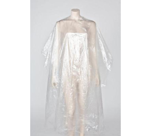 One-time peignoir for dyeing polyethylene 100 pcs