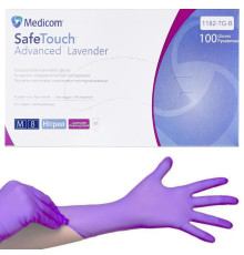 Medicom SafeTouch Advanced M lavender nitrile gloves, 100 pcs