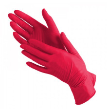 Medicom red nitrile gloves, size S, 100 pcs. 4 g