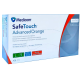 Orange nitrile gloves Medicom SafeTouch Advanced M, 100 pcs