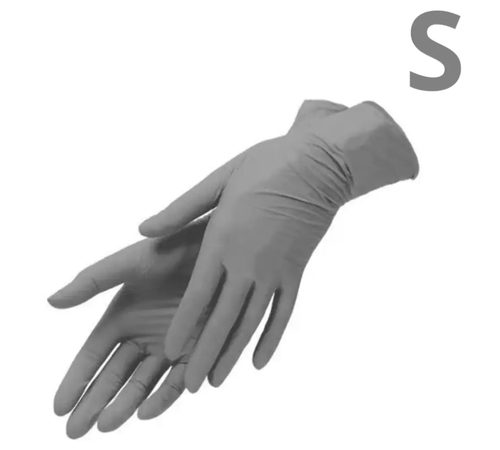 Grey nitrile gloves Style Platinum grey S, 100 pcs.