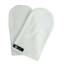 Fleece gloves for paraffin therapy COURAGE, 1 pair, milky