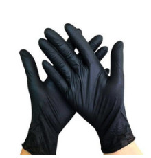 Medicom S black nitrile gloves, 1 pc