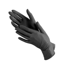 Black nitrile gloves Medicom SafeTouch Advanced XS - 1 pc