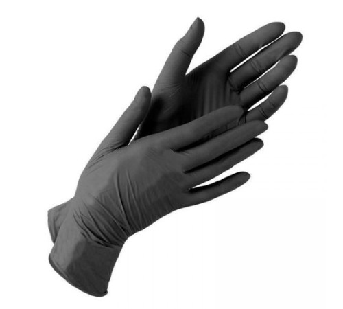 Black nitrile gloves S, 10 pcs (5 pairs)