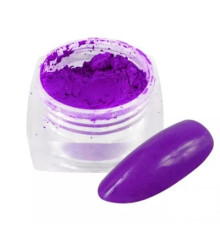 The pigment is purple