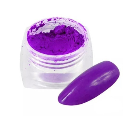 The pigment is purple
