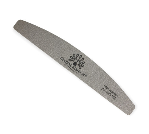 Nail file Global 100/180 crescent (washable)