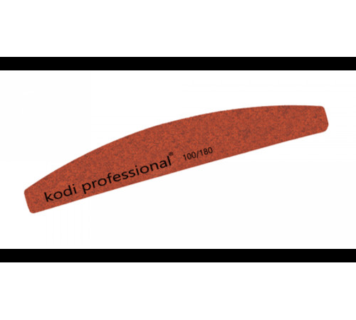 Kodi 100/180 Half Brown half-moon thin nail file