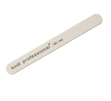 Пилка для нігтів Kodi 180/240 White / Brown вузька