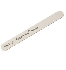 The Kodi 180/240 White / Brown nail file is narrow