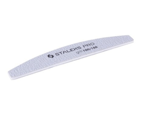 Mineral file for nails Staleks PRO 100/180 crescent